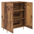 vidaXL Servírovacia skriňa Staré drevo 69,5 x 34 x 90 cm
