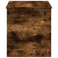 vidaXL Úložný box dymový dub 100x42x46 cm kompozitné drevo