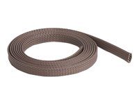 Pletené zapuzdrenie - odolné voči potkanom, natahovacie, 12 mm - 2 m - hnedá