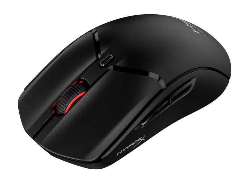 HyperX Pulsefire Haste 2/Herní/Optická/Pro praváky/26 000 DPI/USB+BT/Černá