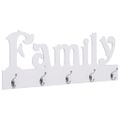 vidaXL Nástenný vešiak FAMILY 74x29,5 cm