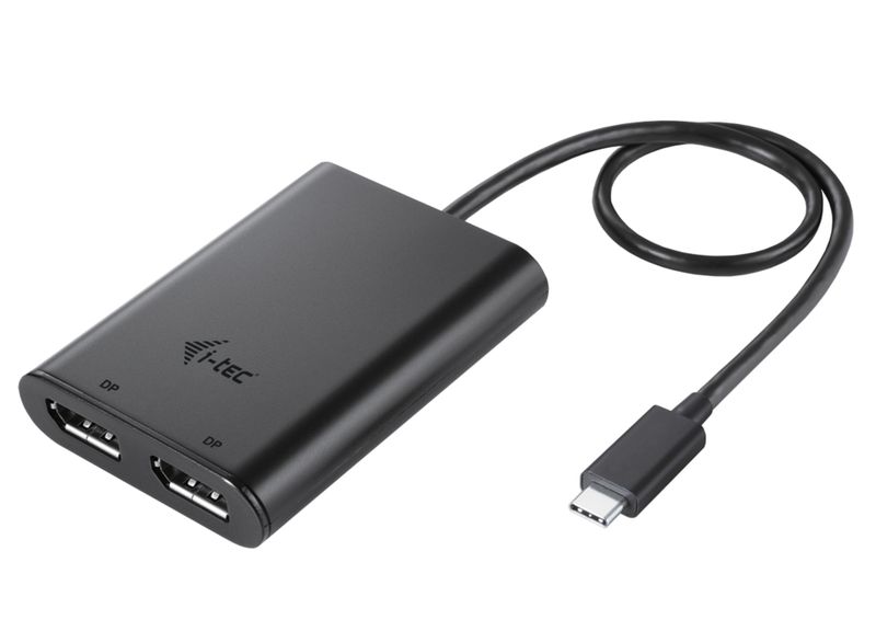 i-tec USB-C Dual 4K/60Hz (single 8K/30Hz) DP Video adaptér