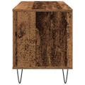 vidaXL Skrinka na gramofónové platne Staré drevo 100 x 38 x 48 cm