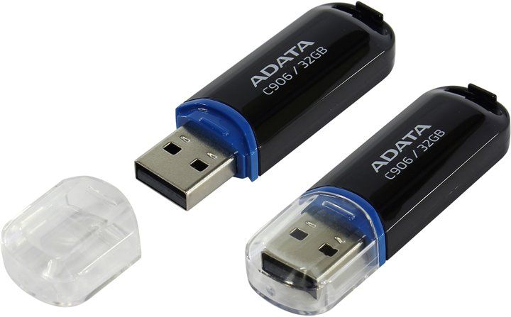 ADATA C906/32GB/USB 2.0/USB-A/Čierna