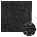 vidaXL Koberec ZIZUR 120x120 cm, jutový vzhľad, interiér a exteriér