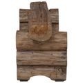 vidaXL lavička Prírodná 110 x 30 x 34 cm Husté teakové drevo