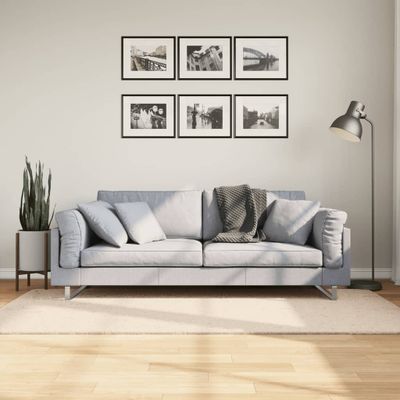 vidaXL Koberec HUARTE krátky vlas mäkký a umývateľný béžový 100x200 cm