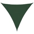 vidaXL Tieniaca plachta 160 g/m² tmavozelená 3x3x3 m HDPE
