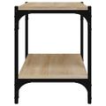 vidaXL TV skrinka dub sonoma 60x33x41 cm spracované drevo a oceľ