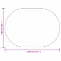 vidaXL Koberec ZIZUR Hnedá 200 x 140 cm Polypropylén