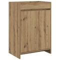 vidaXL Skriňa pod umývadlo do kúpeľne Dub artisan 56 x 37,5 x 81 cm
