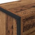 vidaXL Knižnica 60 x 30 x 121 cm Kompozitné drevo Staré drevo
