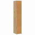 vidaXL Highboard Dub artisan 30 x 41 x 185 cm Kompozitné drevo