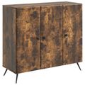 vidaXL Servírovacia skriňa Dymový dub 89 x 34,5 x 80 cm