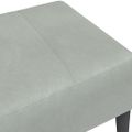 vidaXL Podnožka bledosivá 77x55x31 cm zamat