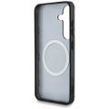 Guess HC Magnetic IML Peony on 4G Background case for Samsung Galaxy S25 black