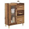 vidaXL Servírovacia skriňa Staré drevo 69,5 x 34 x 90 cm