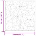 vidaXL Nástenné panely 12 ks 50 x 50 cm Amethyst Beton XPS Pena