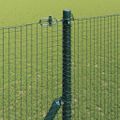 vidaXL Zváraná drôtená ohrada na upevnenie 10 x 1,5 m Zelená Sieťovina