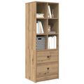vidaXL Highboard Remeselný dub 45,5 x 34 x 127 cm