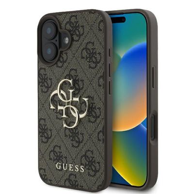 Obal Guess pre iPhone 16 Plus 6,7" GUHCP16M4GMGBR 4G Big Logo hnedý