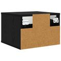 vidaXL Nástenná nočná skrinka BONN 2 ks Čierny dub 36 x 33 x 25 cm