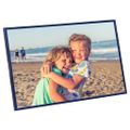 vidaXL Fotorámiky na stenu alebo stôl 3 ks modré 42x59,4 cm MDF