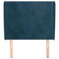 vidaXL Čelo postele so záhybmi tmavohnedé 83x23x118/128 cm zamat
