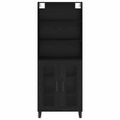 vidaXL Highboard 2 ks Čierny dub 69,5 x 34 x 180 cm