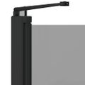 vidaXL Bi-fold sprchový uzáver Tmavá priehľadná 120 x 67 x 129 cm