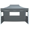 vidaXL Párty stan 280 x 410 x 315 cm Antracitová Oxfordská látka