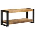 vidaXL TV stolík z mangového dreva 90x30x40 cm