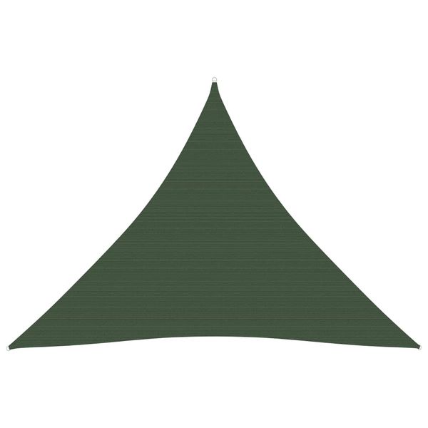vidaXL Tieniaca plachta 160 g/m² tmavozelená 5x5x5 m HDPE