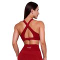 Športová podprsenka Ignite Dark Red - GymBeam, veľkosť S, veľkosť oblečenia S