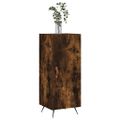 vidaXL Komoda dymový dub 34,5x34x90 cm spracované drevo