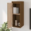 vidaXL Nástenné skrinky 2 ks medovo-hnedé 30x30x80 cm masívna borovica