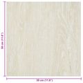 vidaXL Samo-lepiace podlahové dosky Krémová 30,5 x 30,5 cm 20 ks PVC