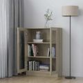 vidaXL Vitrína, dub sonoma 82,5x30,5x115 cm, kompozitné drevo