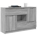 vidaXL Servírovacia skriňa Sivý Sonoma 100 x 30 x 65,6
