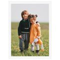 vidaXL Fotorámiky na stenu alebo stôl 3 ks biele 70x90 cm MDF