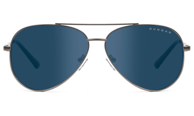 GUNNAR kancelářske/herní brýle MAVERICK GUNMETAL * sluneční skla * BLF 90 *  NATURAL focus Brýle, slunecní, šedé obroucky, tmavá skla