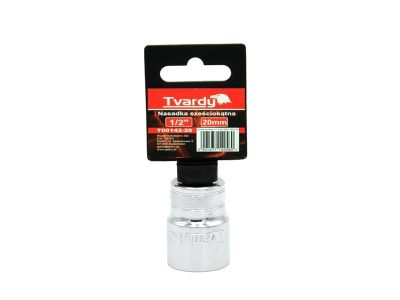 Nástrčná hlavica dvanáctihraná 1/2" 20 mm TVARDY