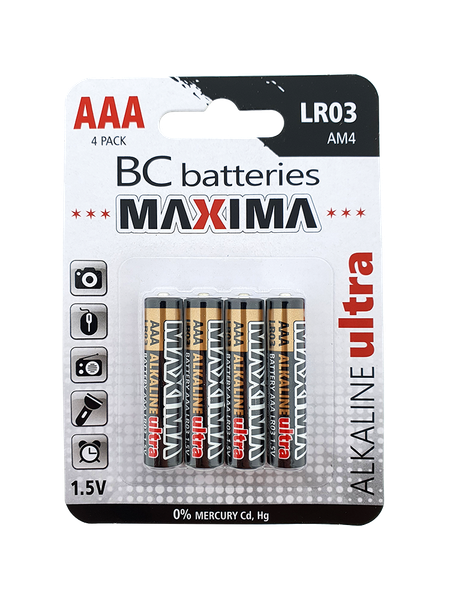 BC batteries MAXIMA alkalická mikrotužková batéria 1,5V LR03 / 1ks