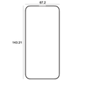 Tvrdené sklo Etteri 9D pre iPhone 15 Pro 6,1"