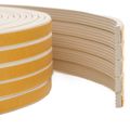 vidaXL Samolepiaca tesniaca páska na okno Biela 15 x 8 mm 12 m