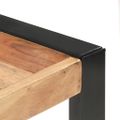 vidaXL Jedálenský stôl 160x80x75 cm, drevený masív
