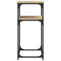 vidaXL Konzolový stolík dub sonoma 75 x 34,5 x 75 cm kompozitné drevo