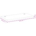 vidaXL Doska stola 80x40x4 cm bambus