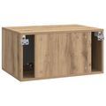 vidaXL Nástenná TV skrinka 59,5 x 41 x 30 cm Dub artisan