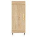vidaXL Komoda dub sonoma 34,5x34x90 cm spracované drevo